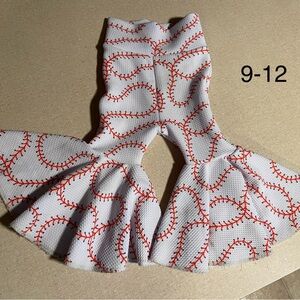 Handmade baseball bell bottoms